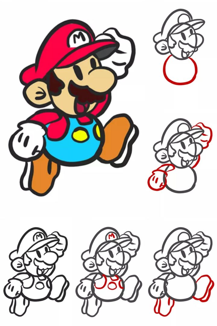 18 Super Cute Mario Drawing Ideas Kids Favorite - Drawings